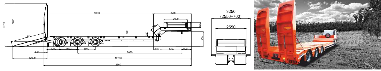 Lowbed trailer