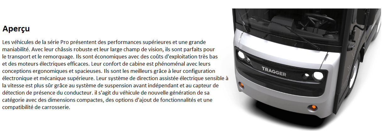 Véhicule électrique LC-S700