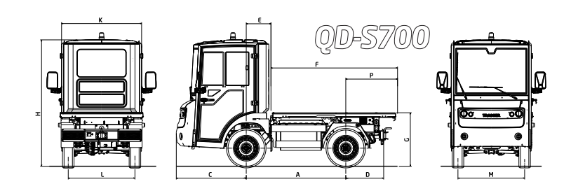 Véhicule électrique QD-S700